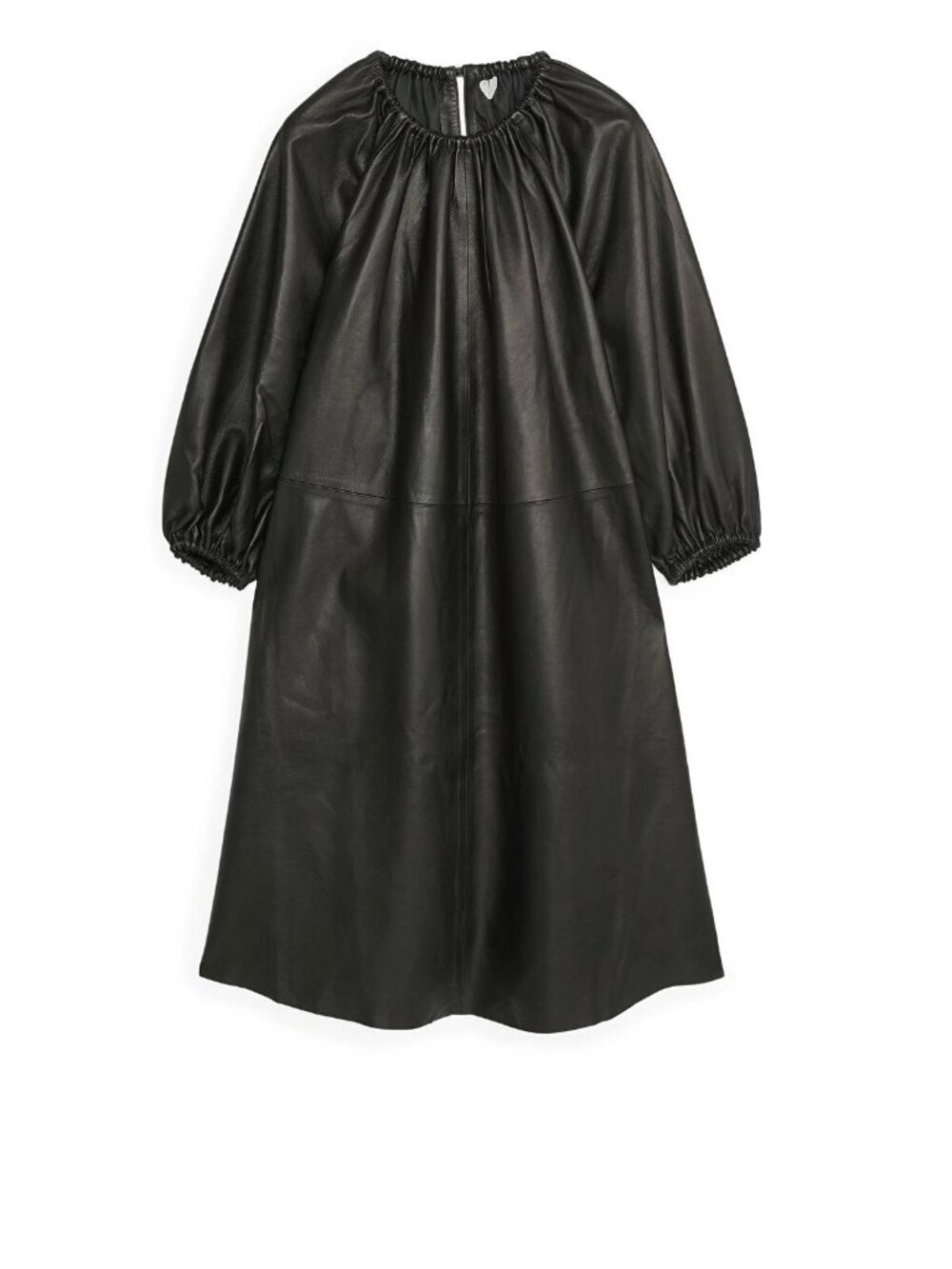 NEW w/ tags Arket black leather dress size 38
